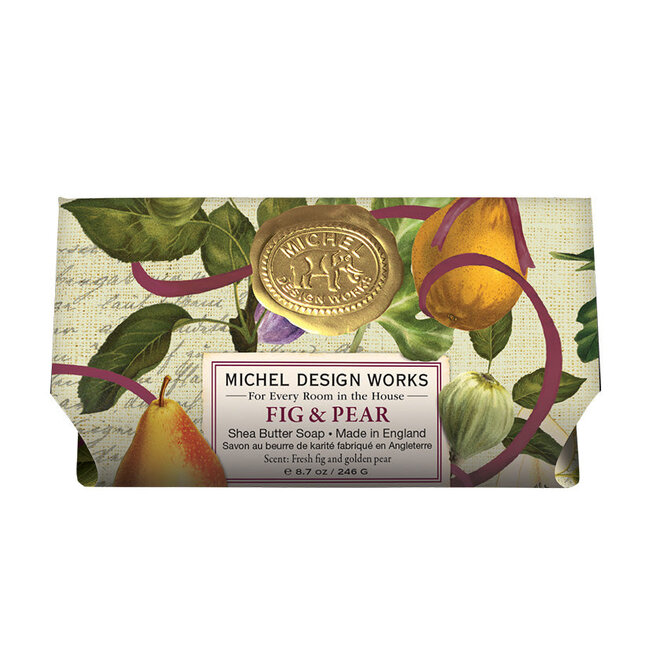 Fig & Pear Large Bath Bar Soap