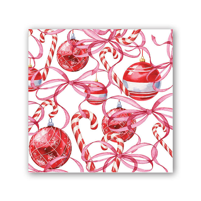 Peppermint Paper Cocktail Napkin