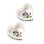 Heart-Shaped Ramekin Set (Pansy)