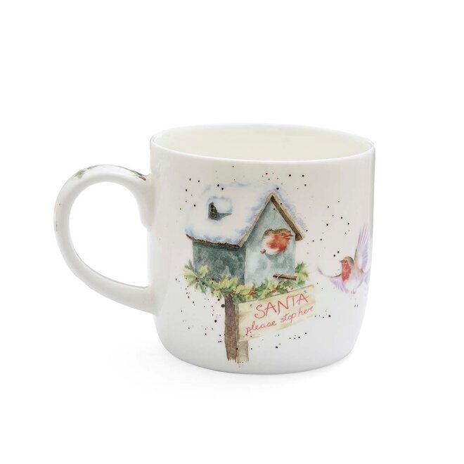 'Santa Stop Here' Small Mug