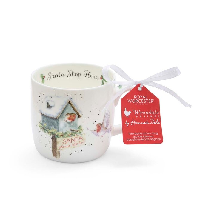 'Santa Stop Here' Small Mug