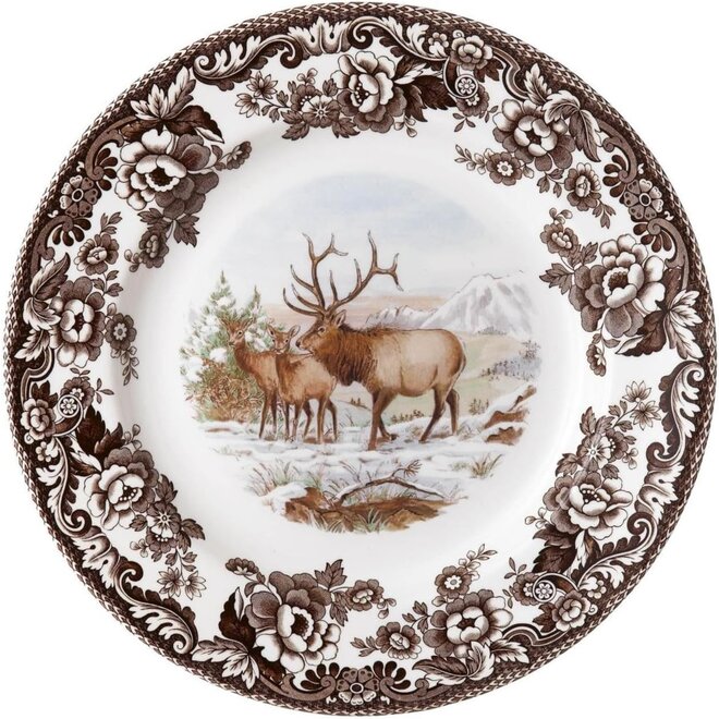Woodland Dinner Plate (Elk)