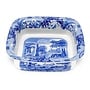 Blue Italian Square Rim Dish
