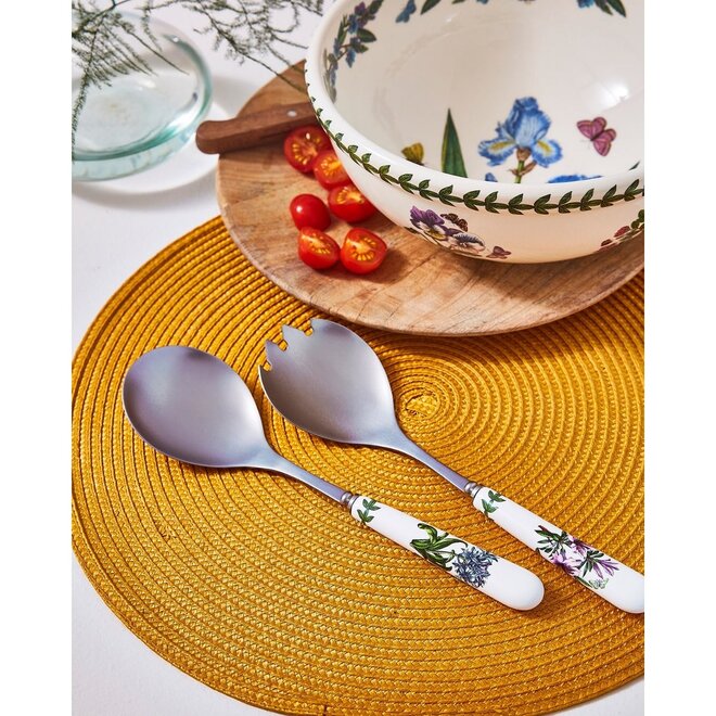Botanic Garden Salad Servers (Azalea & African Lily)
