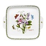 Botanic Garden Square Dessert Dish with Handle (Sweet Pea)