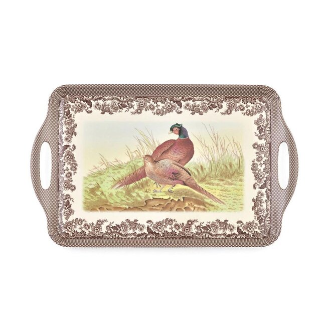 Woodland Large Melamine Handled Tray (Pheasant)