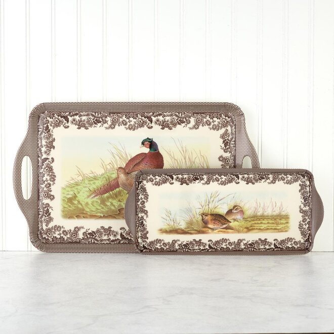 Woodland Large Melamine Handled Tray (Pheasant)