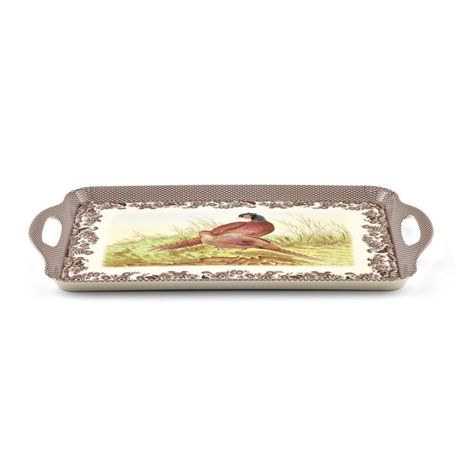 Woodland Large Melamine Handled Tray (Pheasant)