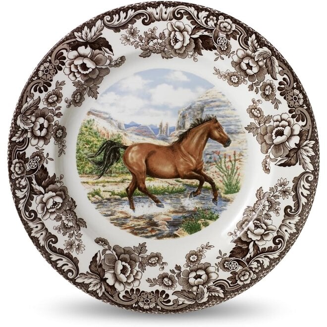 Woodland Dinner Plate (American Quarter Horse)