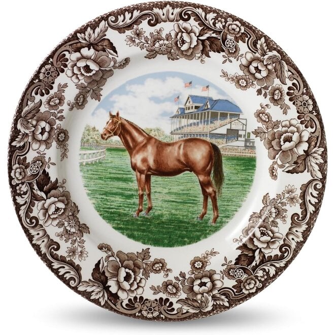 Woodland Dinner Plate (Thoroughbred Horse)