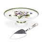 Botanic Garden Footed Cake Plate with Server (Sweet Pea)