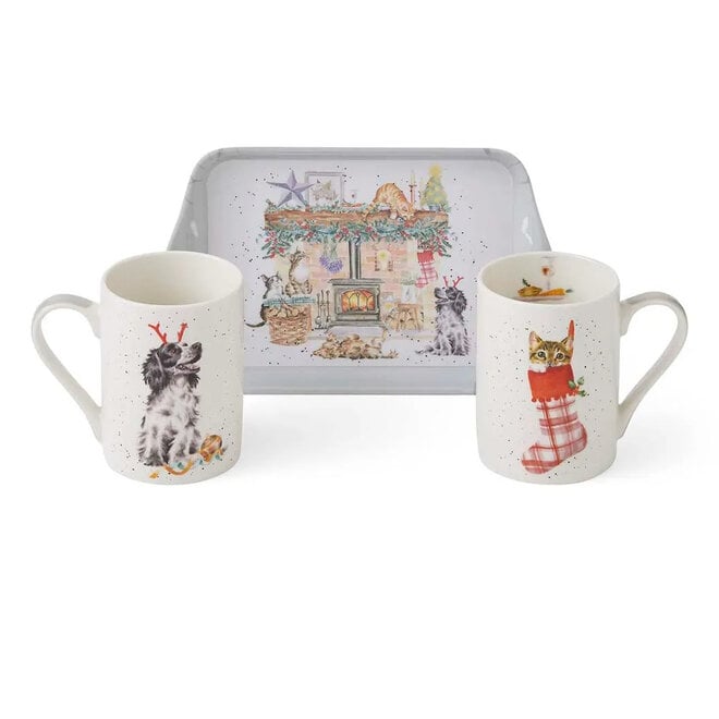 'No Place Like Home' Dog & Cat Mug & Tray Set