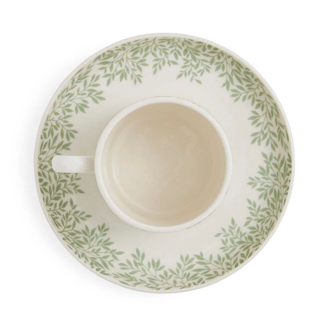 Morris & Co. Espresso Cups & Saucers Set