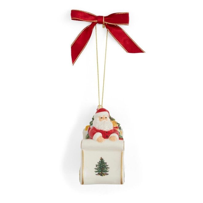 Santa in Sleigh Ornament