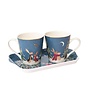 Sara Miller Woodland Tales Mug & Tray Set