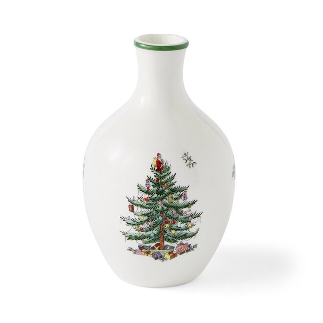 Christmas Tree Posy Vase 6"