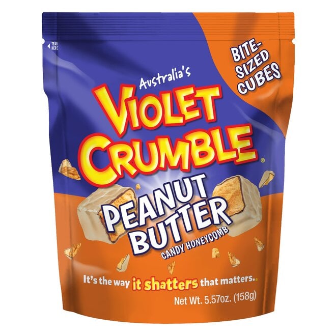 Violet Crumble Peanut Butter Cubes