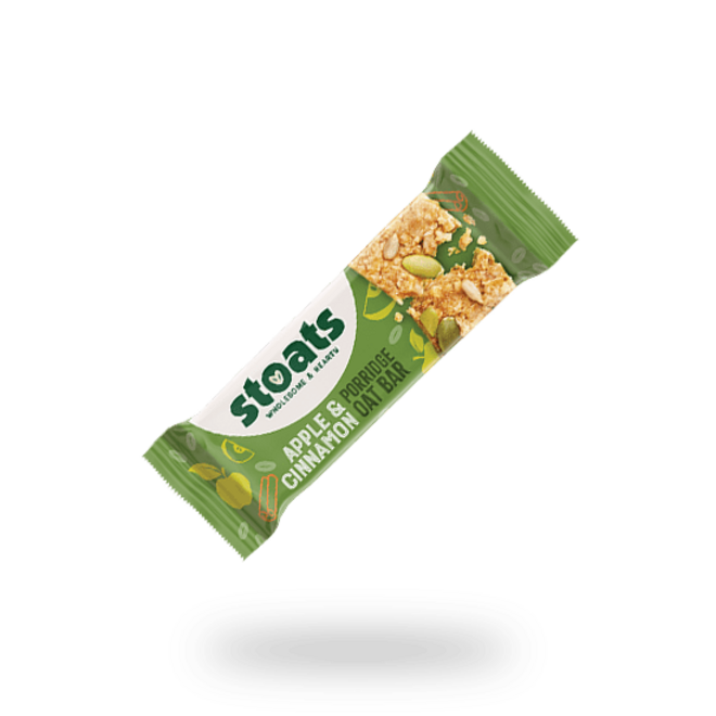 Stoats Apple & Cinnamon Porridge Oat Bars