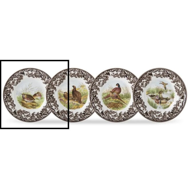 Woodland Canapé Plate (Quail)