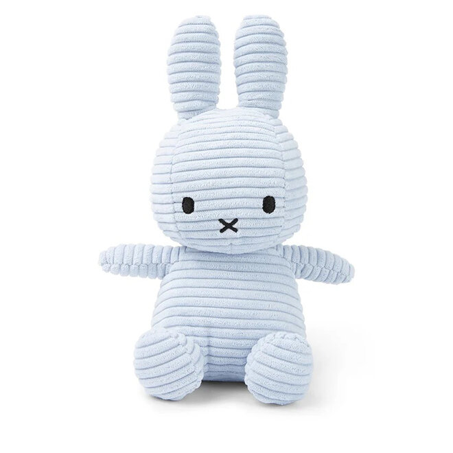 Miffy Eco Corduroy Ice Blue 9" Plush