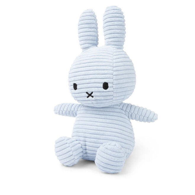 Miffy Eco Corduroy Ice Blue 9" Plush