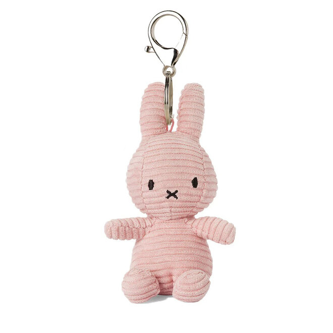 Miffy Eco Corduroy Pink 4" Keychain
