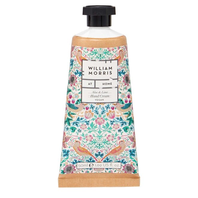 William Morris at Home Aloe & Lime Hand Cream (Strawberry Thief) 50ml