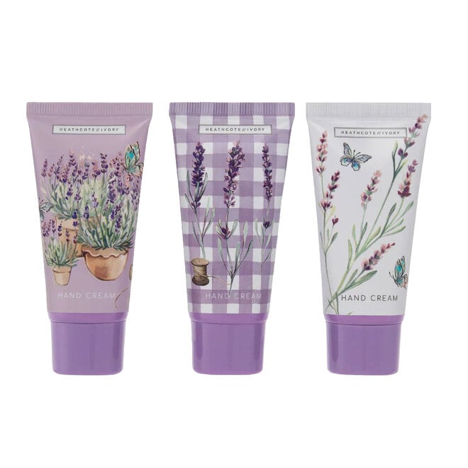 Heathcote & Ivory English Lavender Hand Cream Trio
