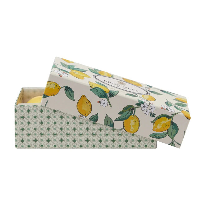 Bronnley Lemon Bar Soap Gift Set