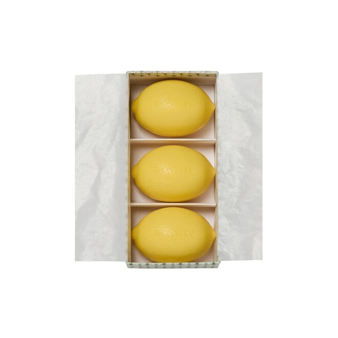 Bronnley Lemon Bar Soap Gift Set