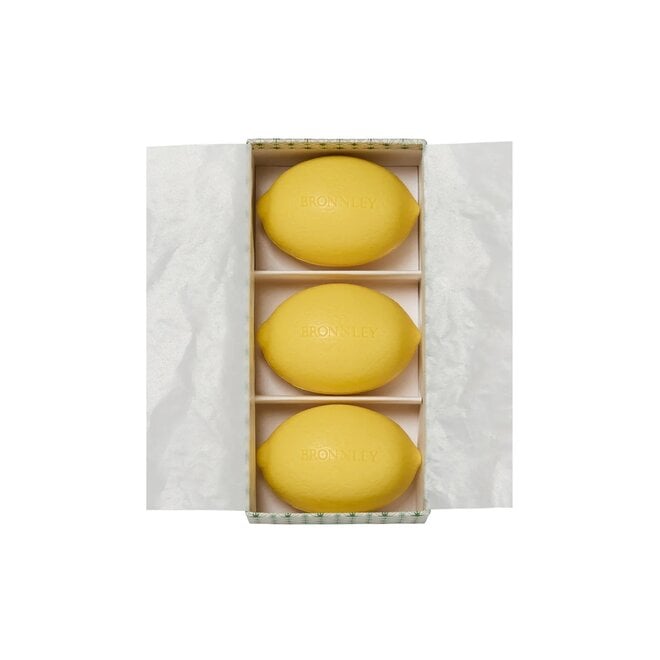 Bronnley Lemon Bar Soap Gift Set