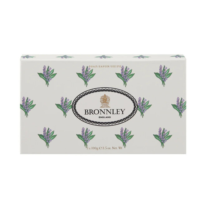 Bronnley English Lavender Bar Soap Gift Set