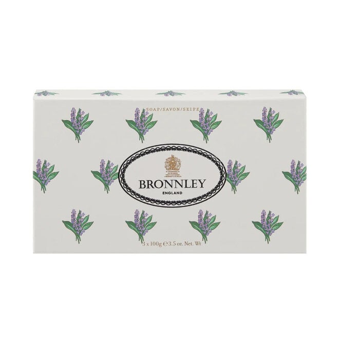 Bronnley English Lavender Bar Soap Gift Set