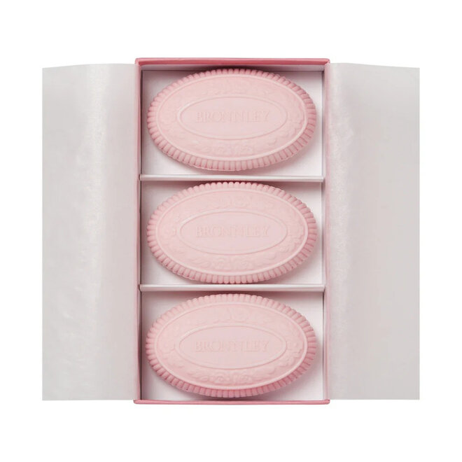 Bronnley Rose Bar Soap Gift Set