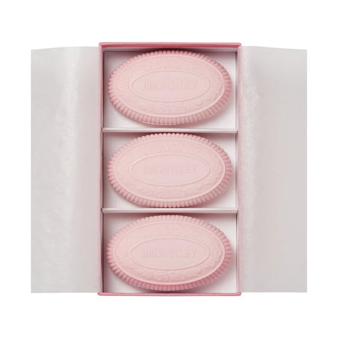 Bronnley Rose Bar Soap Gift Set