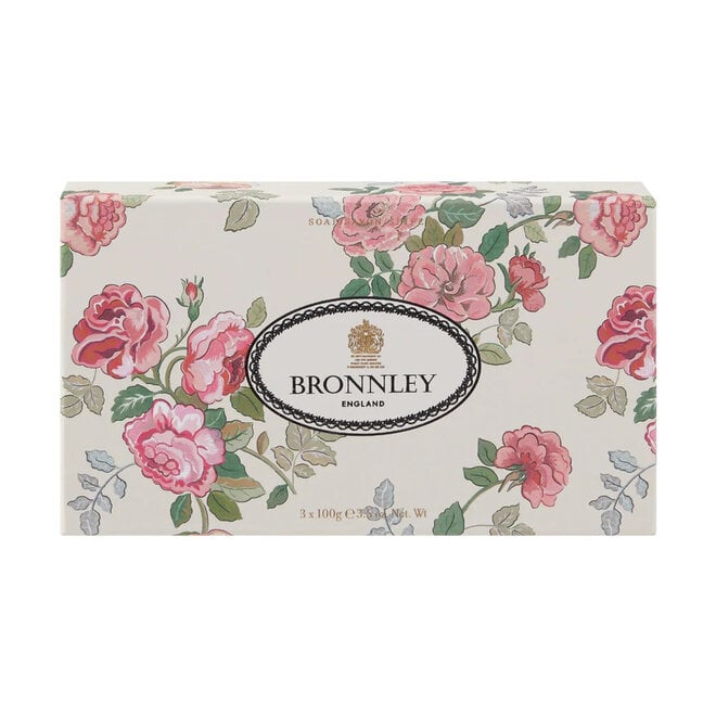 Bronnley Rose Bar Soap Gift Set