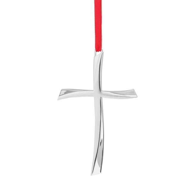 Nambe Nouveau Cross Ornament