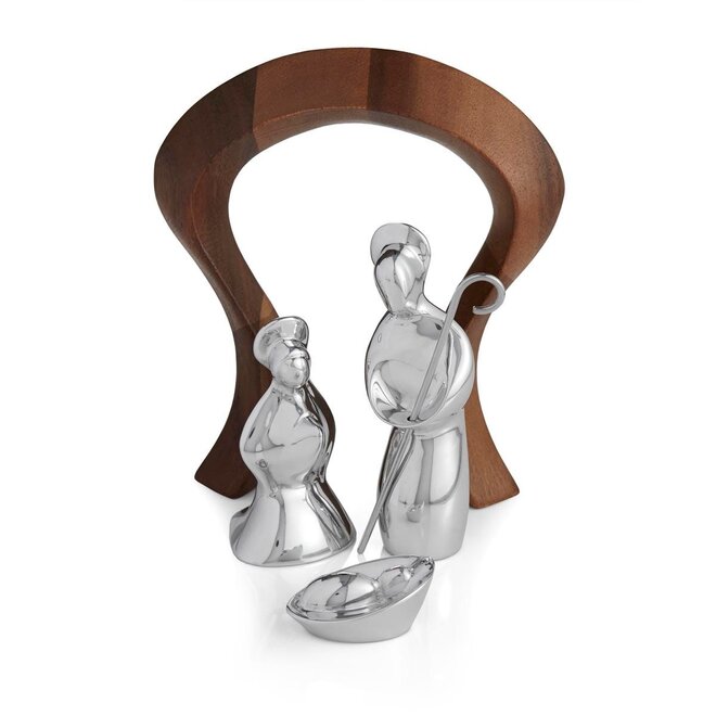 Nambe Miniature Nativity Scene