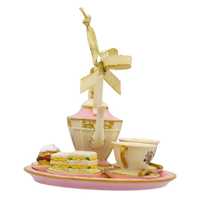 Rose Pink Afternoon Tea Set Ornament