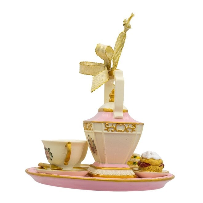 Rose Pink Afternoon Tea Set Ornament