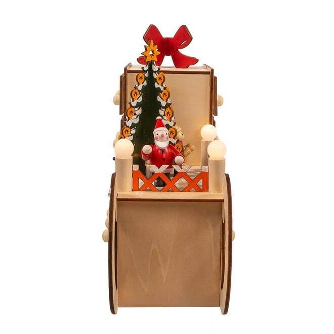 LED Santa Sleigh Advent Calendar