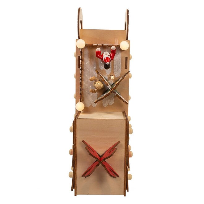 LED Santa Sleigh Advent Calendar
