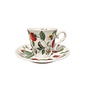 Roy Kirkham Alpine Strawberry Espresso Cup & Saucer