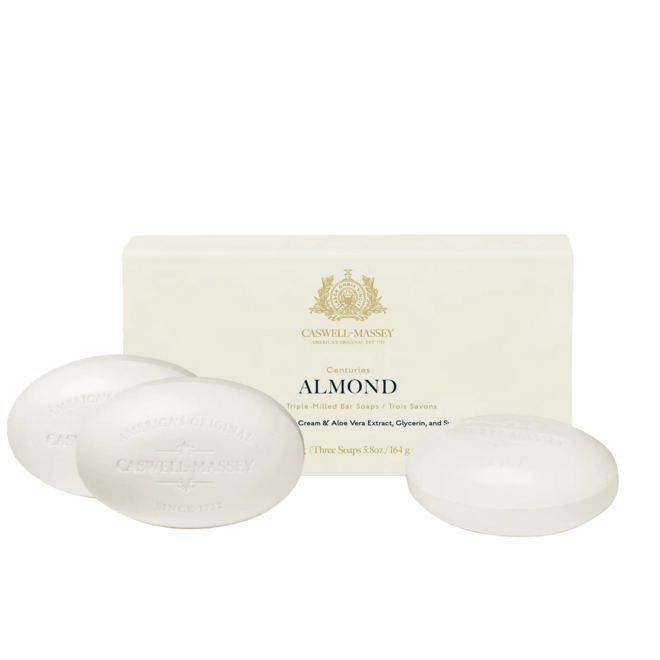 Caswell-Massey Almond Bar Soap Set