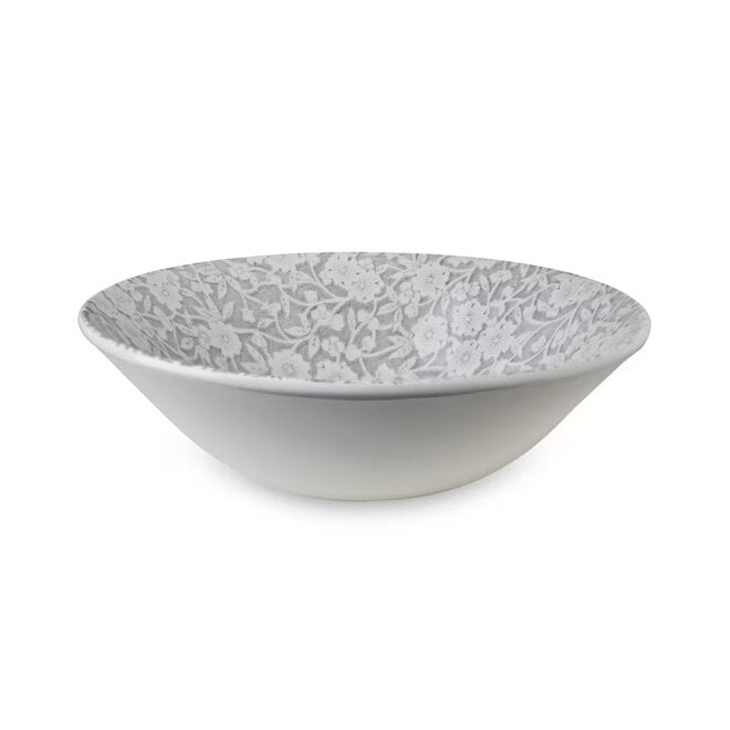 Dove Grey Calico Cereal Bowl