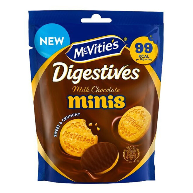 McVities Digestives Milk Chocolate Minis
