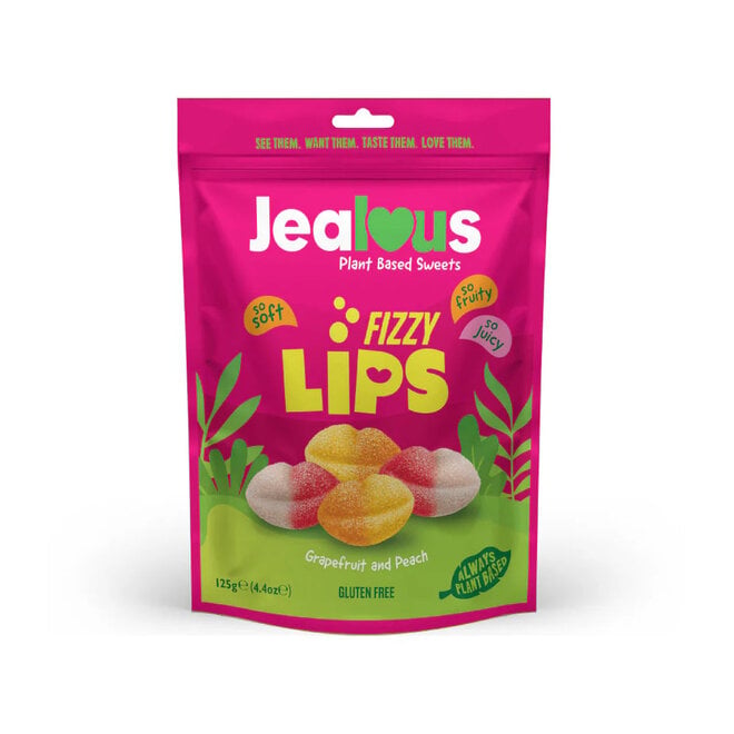 Jealous Sweets Fizzy Lips 125g