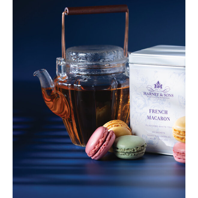 Harney & Sons French Macaron White Tin 20s