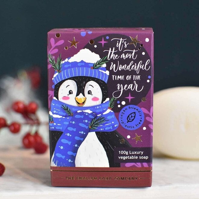 English Soap Co. Christmas Penguin Mini Bar Soap