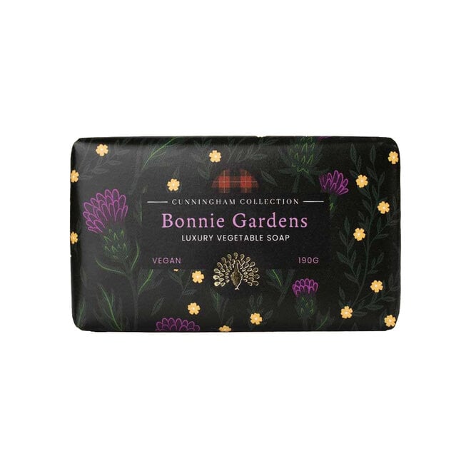 English Soap Co. Cunningham Collection 'Bonnie Gardens' Lavender Bar Soap